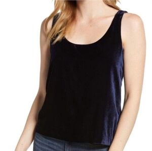 J. Crew Lux Velvet Luxury ♥️Soft Tank Elegant SILK Holiday Special Evening Wear